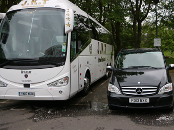 Mercedes Benz high-end business vehicles are comfortable to travel